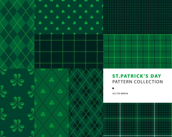 Patrick Day Seamless Pattern — 图库矢量图片
