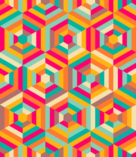 Modèle de mosaïque hexagonale — Image vectorielle