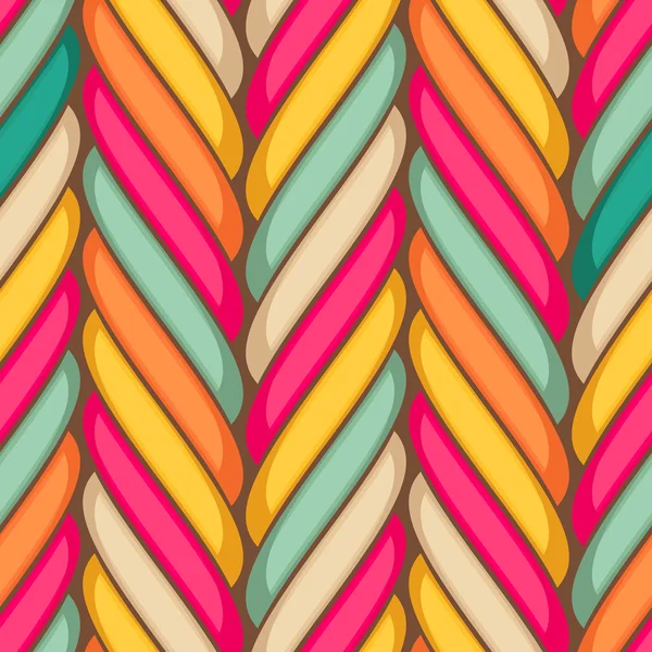 Marshmallow twist sweet seamless pattern — Stock Vector