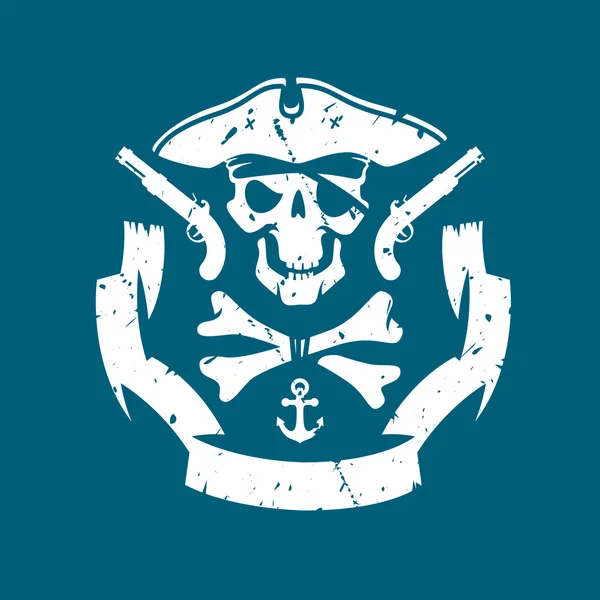 Piraten-Symbol — Stockvektor