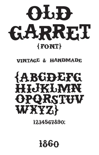Vintage Batı yazı tipi
