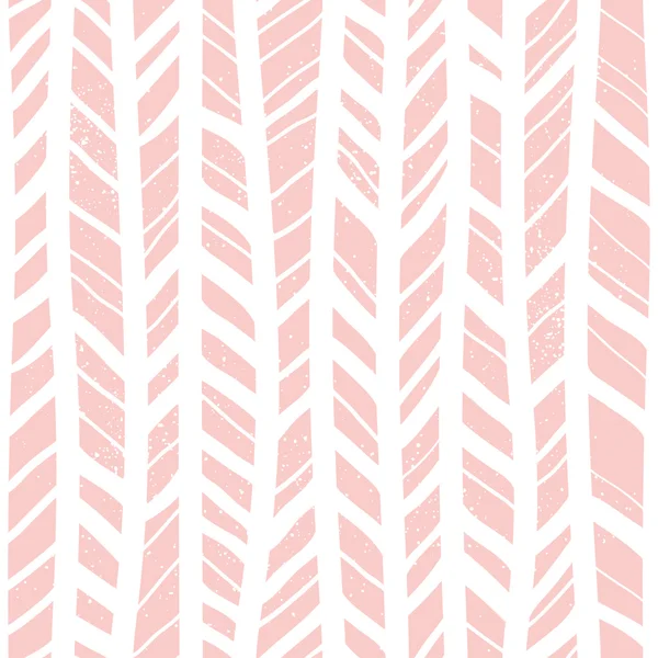 Motif chevrons dessiné à la main — Image vectorielle