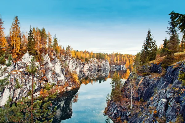 Marble canyon Ruskeala — Stock Image Marble canyon Ruskeala Royalty Free Stock Images