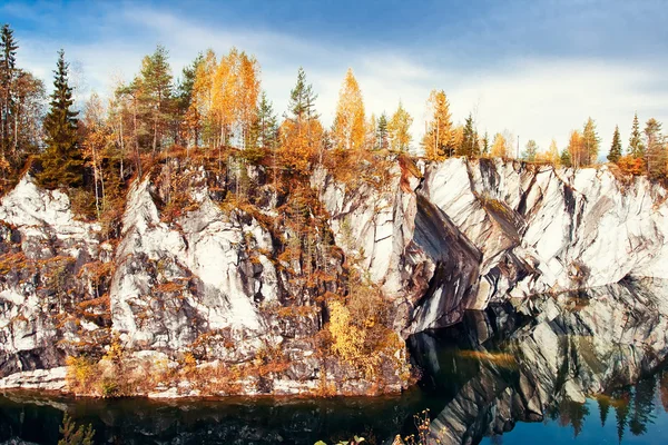 Marble canyon Ruskeala — Stock Image Marble canyon Ruskeala Stock Photo