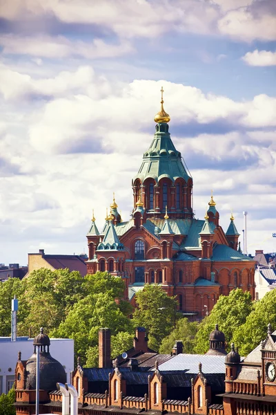 Catedral de Uspensky en Helsinki — Foto de Stock