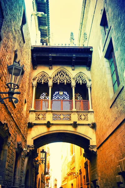 Gothic quarter in Barcelona — Stock Photo, Image