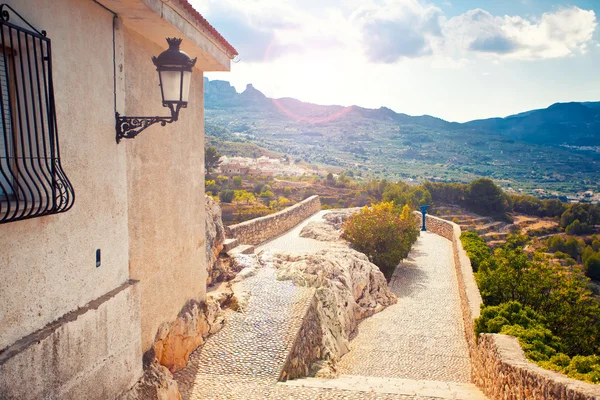Viewpoint i Guadalest, Spanien — Stockfoto