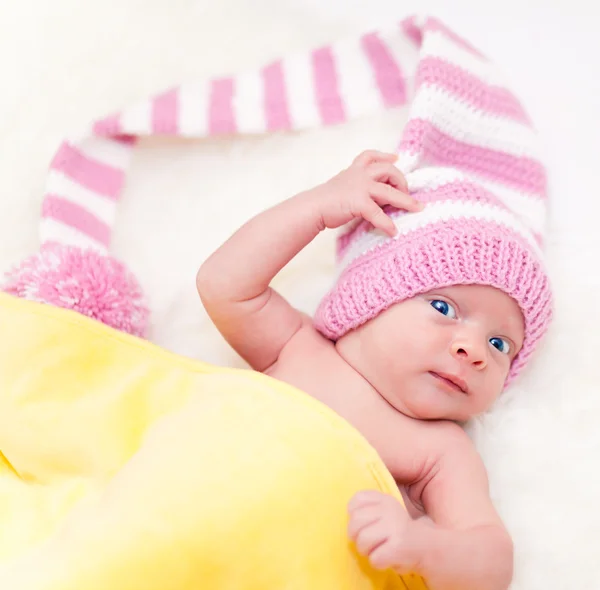 Neonata bambina — Foto Stock