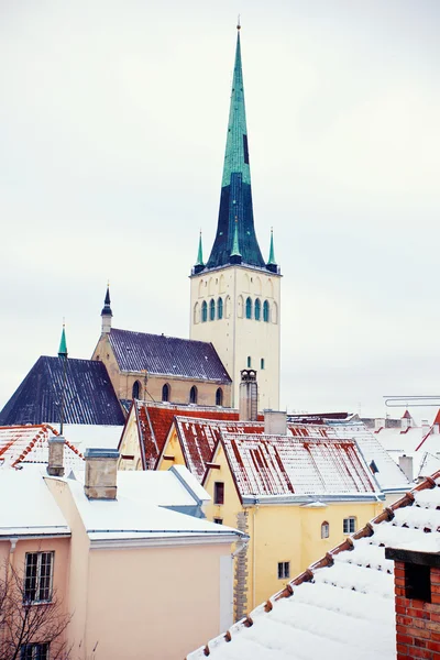 Inverno Tallinn, Estonia — Foto Stock
