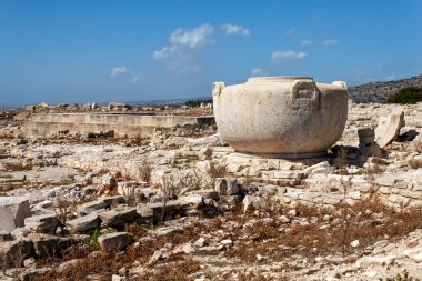 Antik şehir, Amathus, Limasol, Kıbrıs yakınlarında kalıntıları