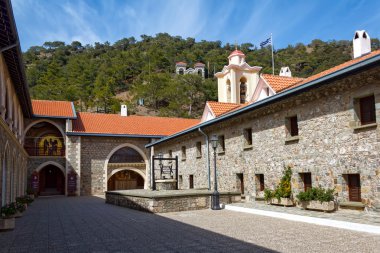 Troodos Dağları Kikkos Virgin kutsal Manastırı,