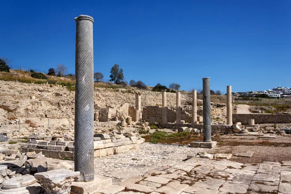 As ruínas da antiga cidade de Amathus, perto de Limassol, Chipre — Fotografia de Stock