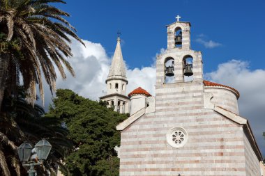 Kilisenin eski şehir Budva, Karadağ