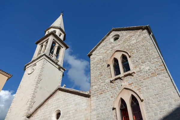 ブドヴァ, モンテネグロの旧市街の教会 — ストック写真
