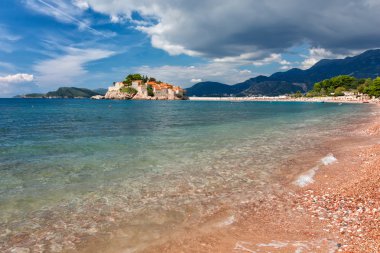 sveti stefan, küçük adacık ve otel resort Karadağ