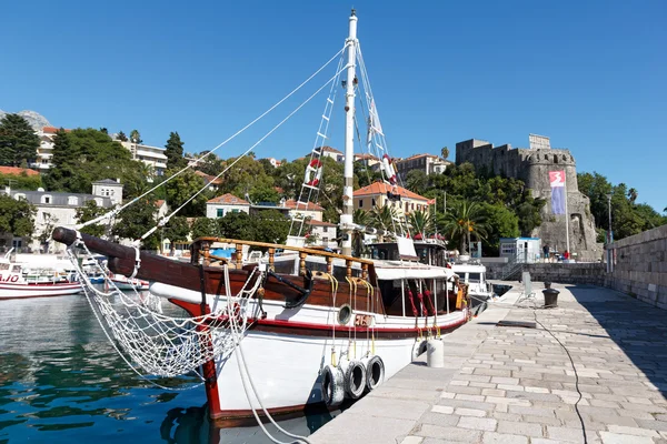 Couchette à Herceg Novi, Monténégro Images De Stock Libres De Droits