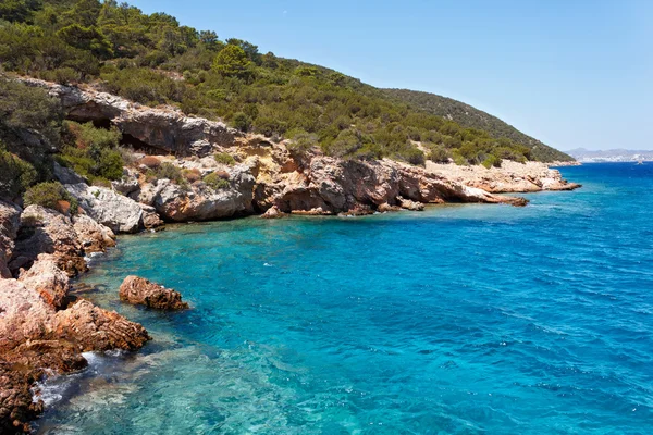 Ακτές του Αιγαίου κοντά bodrum, Τουρκία — Φωτογραφία Αρχείου