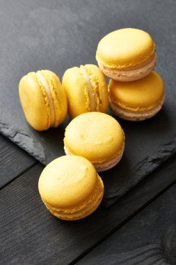 Fransız lezzetli tatlı badem kurabiyeleri