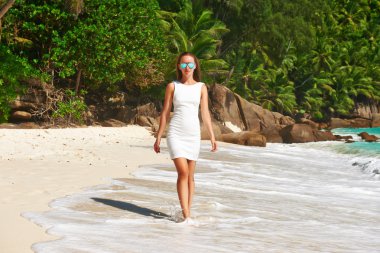 kadın Beach de Seyşeller