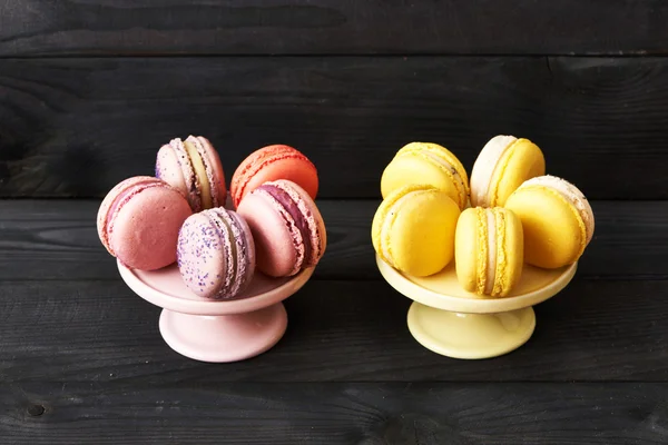 French delicious dessert macaroons — Stock Photo, Image