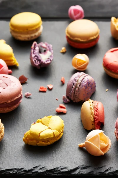 French delicious dessert macaroons — Stock Photo, Image