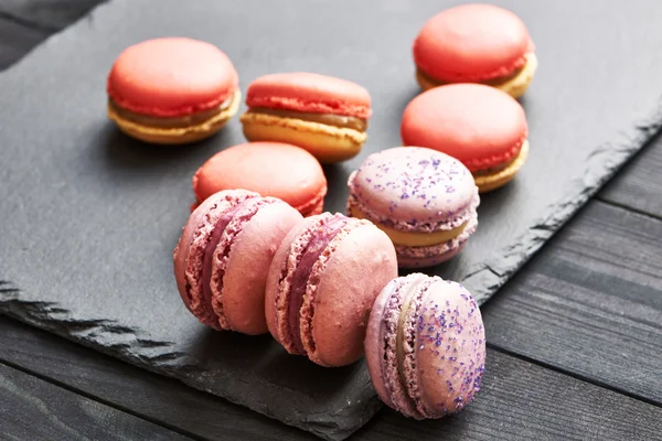 French delicious dessert macaroons — Stock Photo, Image