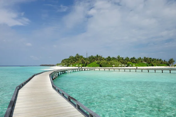 Schöner Strand auf den Malediven — Stockfoto