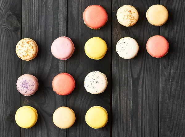 Maccheroni da dessert deliziosi francesi — Foto Stock