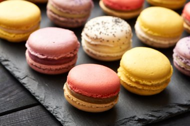 Fransız lezzetli tatlı macarons