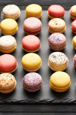 Fransız lezzetli tatlı macarons