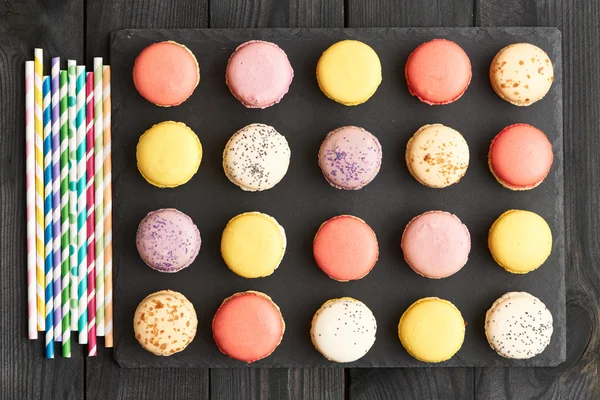 French delicious dessert macarons — Stock Photo, Image