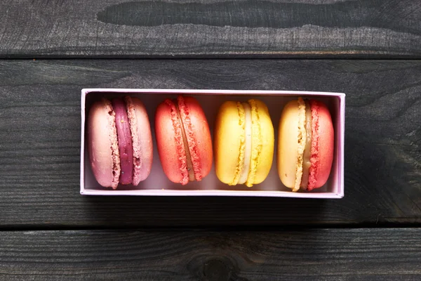 French delicious dessert macarons