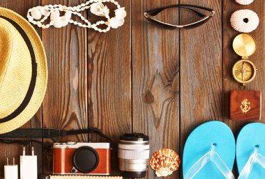 Seyahat ve plaj öğeleri