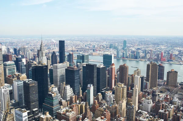 曼哈顿的城市景观 — 图库照片