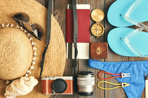 Seyahat ve plaj öğeleri