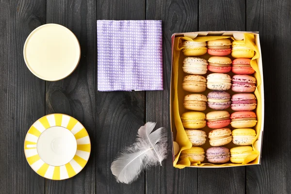 French dessert macaroons — Stock Photo, Image