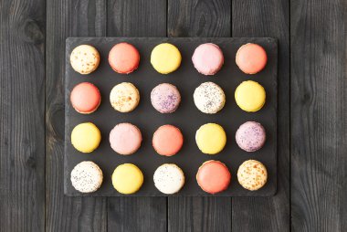 Fransız lezzetli tatlı badem kurabiyeleri