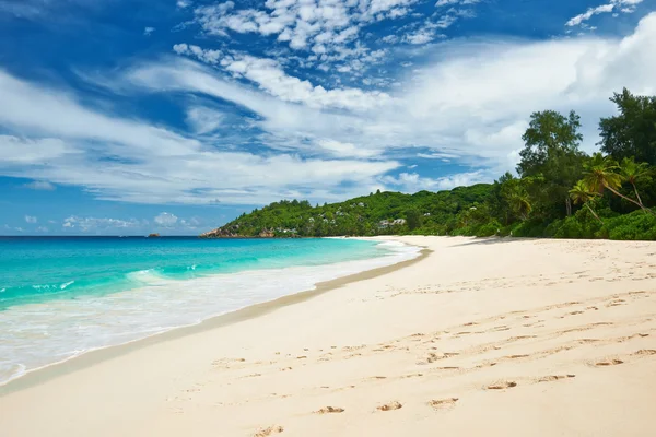 Krásný anse intendance beach — Stock fotografie