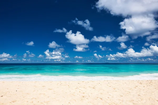 Beautiful beach at Seychelles Stock Picture