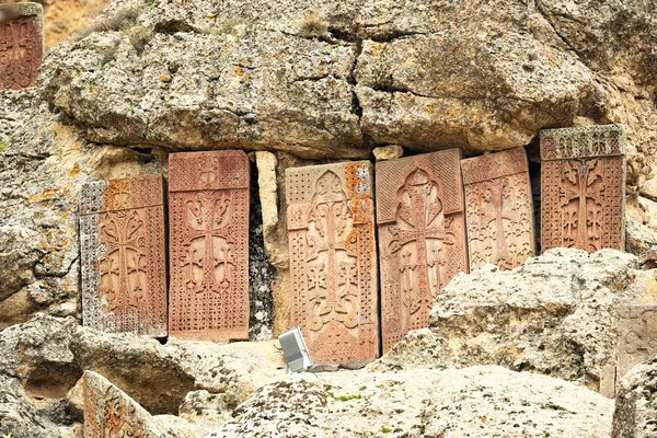 Khachkar, de Heilige Kruis-steen — Stockfoto