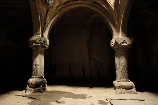 Древний монастырь Гегард — стоковое фото