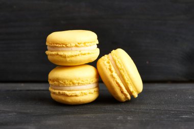 Fransız lezzetli tatlı badem kurabiyeleri