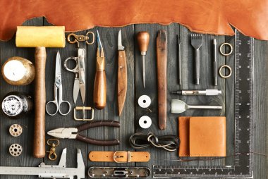 deri işçiliği araçları