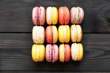 Fransız lezzetli tatlı badem kurabiyeleri