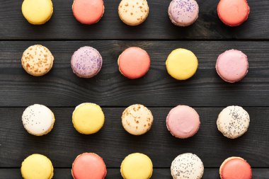 Fransız lezzetli tatlı badem kurabiyeleri