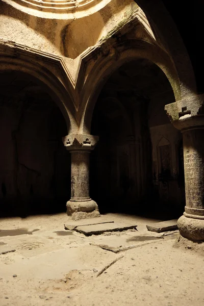 Ancien monastère Geghard en Arménie — Photo