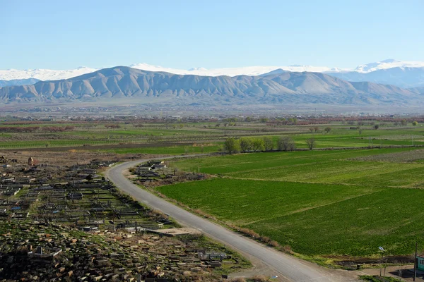 Ermeni dağlar vadisinde — Stok fotoğraf