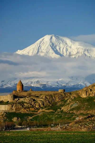 Monastery Khor Virap in Armenia — Stock Photo, Image