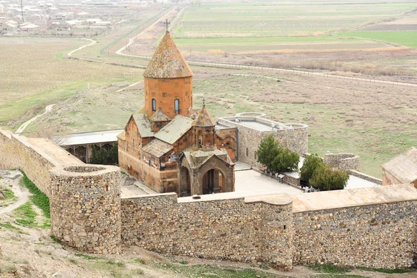 Oud klooster Khor Virap in Armenië — Stockfoto