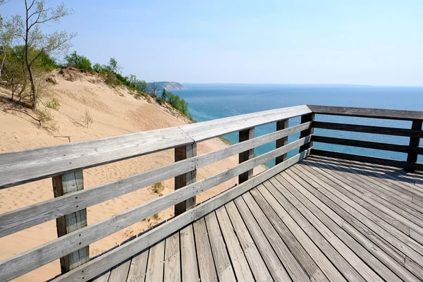 Dunas de Urso Adormecido Lakeshore Nacional — Fotografia de Stock